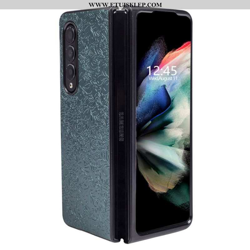 Etui do Samsung Galaxy Z Fold 4 Reliefowa Arabeska